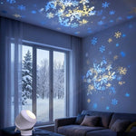 Proyector LED de Copos de Nieve Giratorio