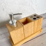 Organizador de Baño de Bambú