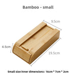 Organizador de Cajón Bajo Escritorio de Madera
