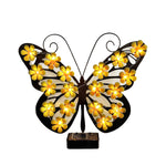 Luz Solar de Pared con Diseño de Mariposa para Jardín Exterior