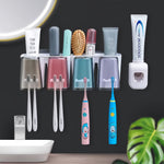 Organizador de Baño de Plástico con Dispensador