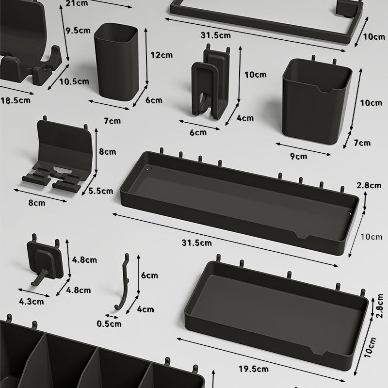 Organizador de Pared Tipo Pegboard