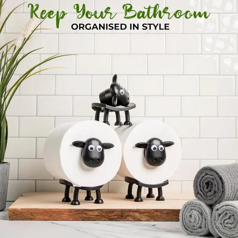 Portarrollos de Baño con Diseño de Oveja