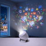 Proyector LED de Copos de Nieve Giratorio