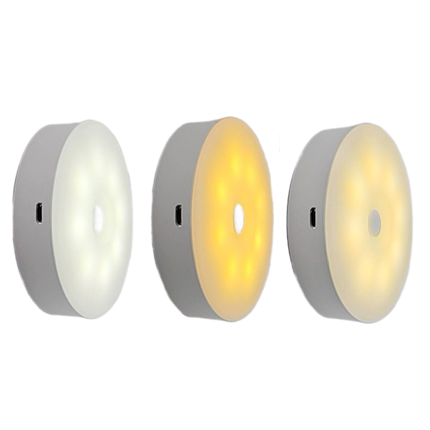 Luz Nocturna con Sensor de Movimiento Recargable