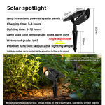 Foco Solar de Jardín con Piqueta para Exterior