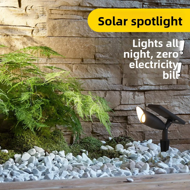 Foco Solar de Jardín con Piqueta para Exterior