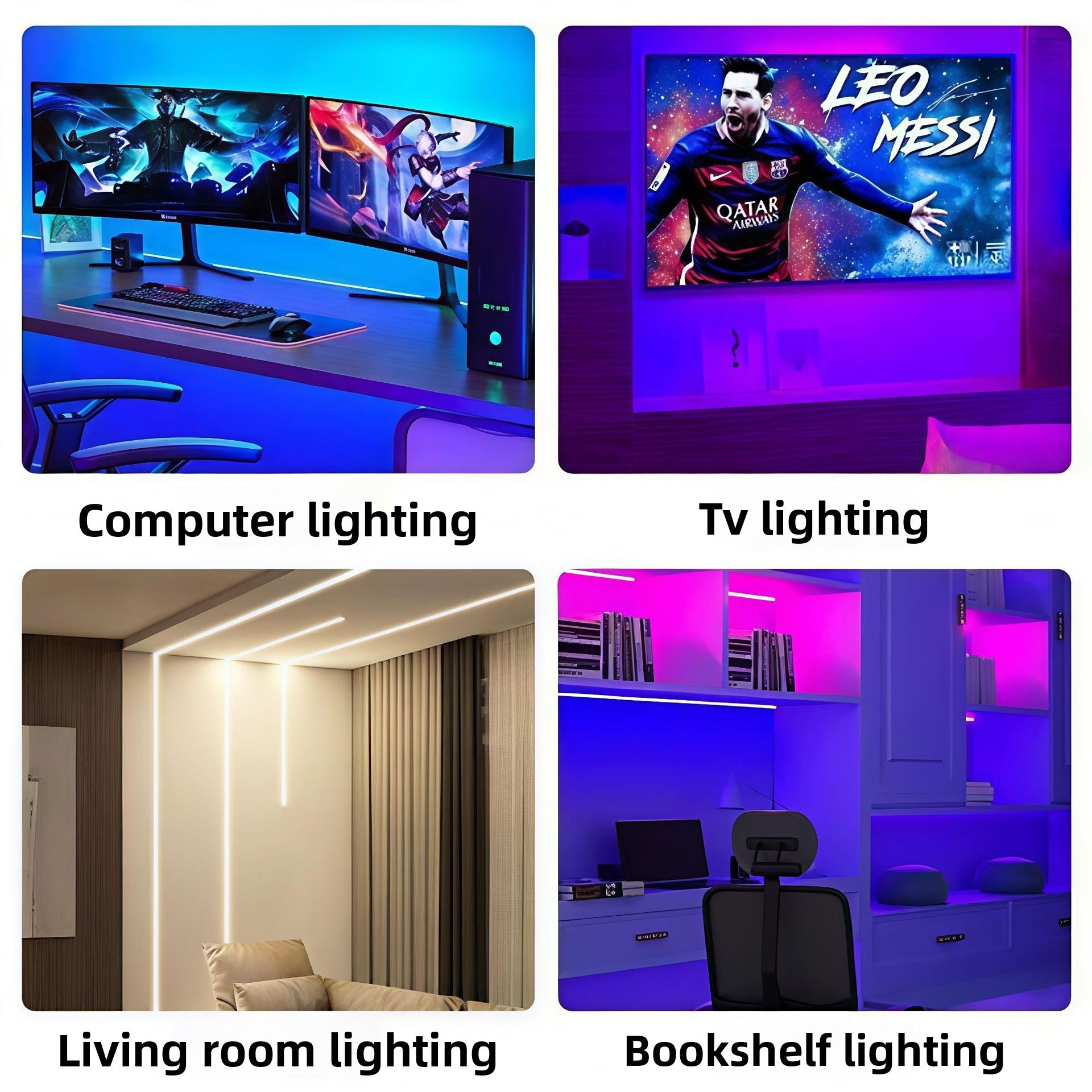 Tira LED RGB con Bluetooth