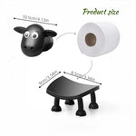 Portarrollos de Baño con Diseño de Oveja