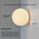 Lámpara de Pared de Luna con Impresión 3D