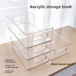 Caja Organizadora Transparente de Escritorio