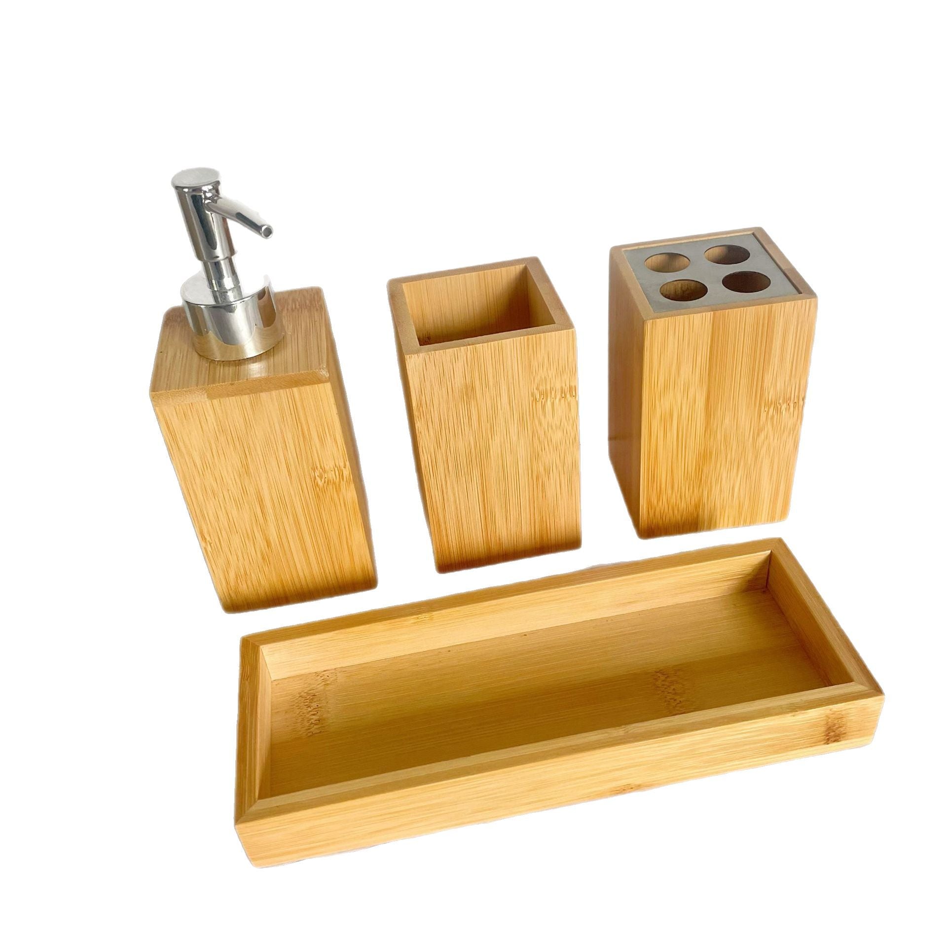 Organizador de Baño de Bambú