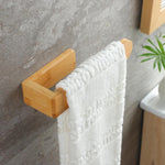 Toallero de Pared de Bambú