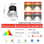 Foco LED Empotrable Antideslumbrante Inteligente