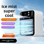 Mini Ventilador Enfriador Portátil con Humidificador