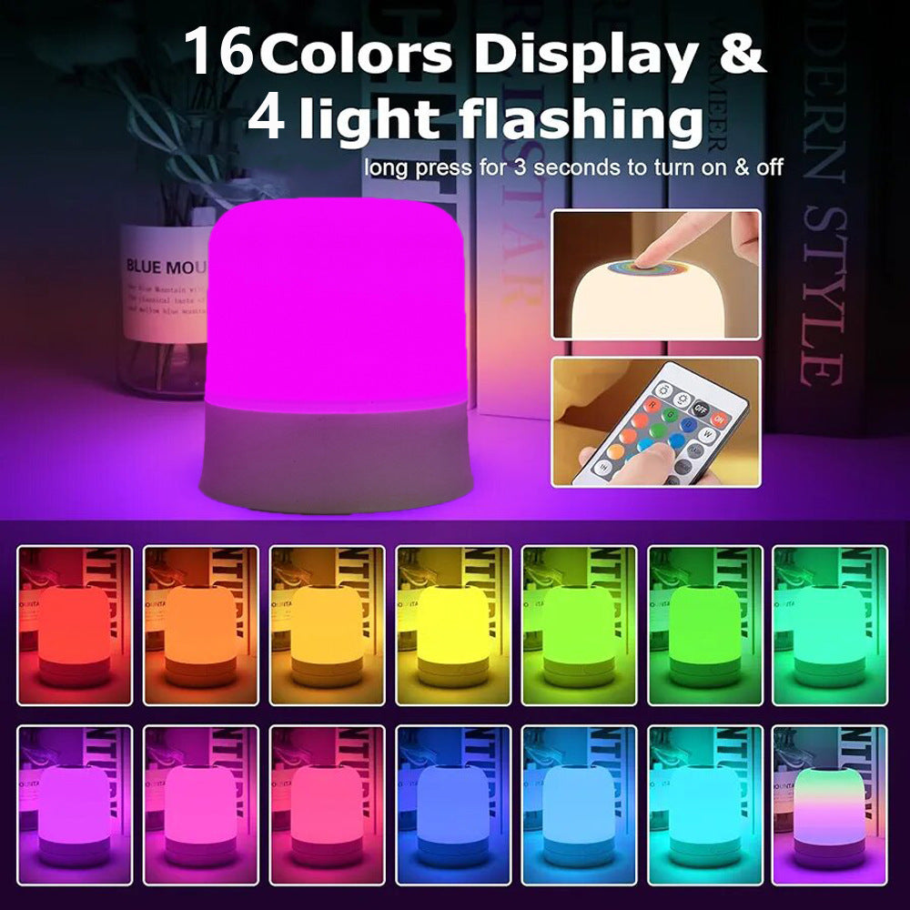 Lámpara Táctil RGB con Mando a Distancia
