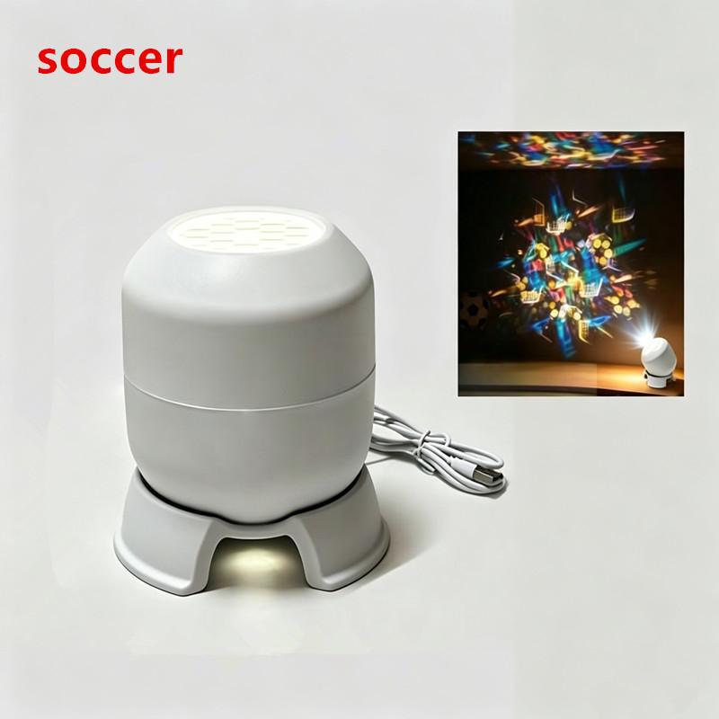 Proyector LED de Copos de Nieve Giratorio